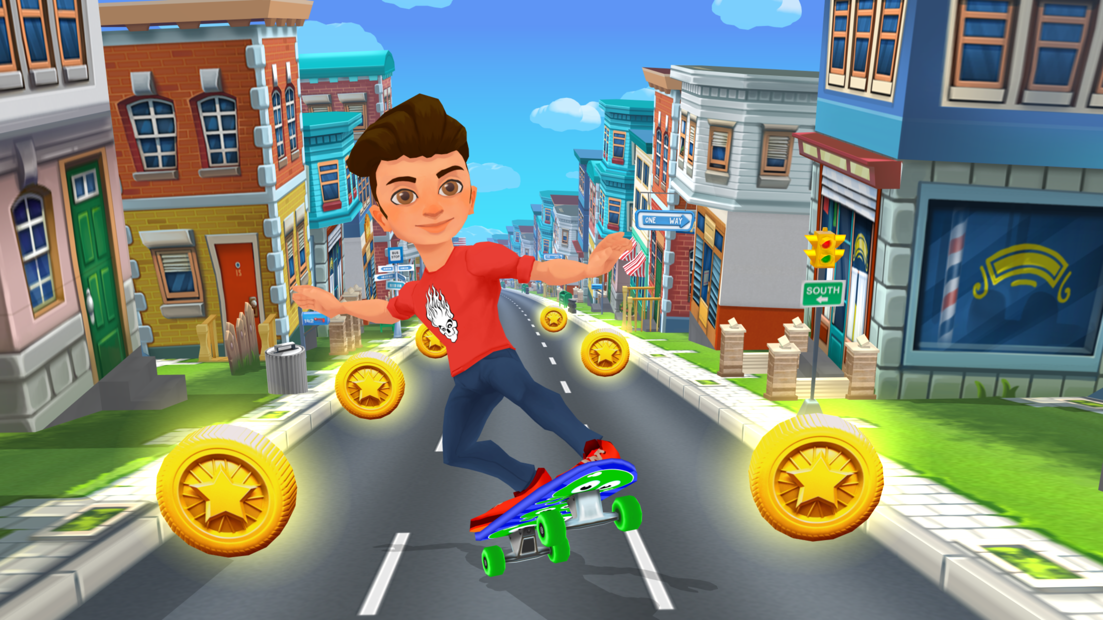 اسکرین شات 3 بازی Skate Run Endless Skateboard