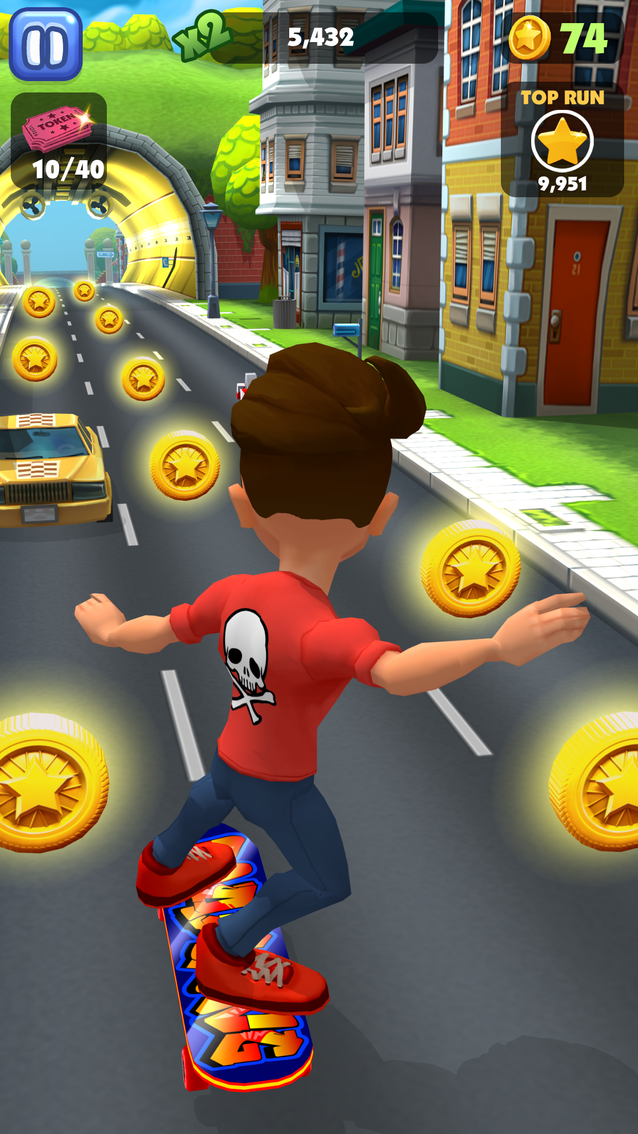 اسکرین شات 4 بازی Skate Run Endless Skateboard