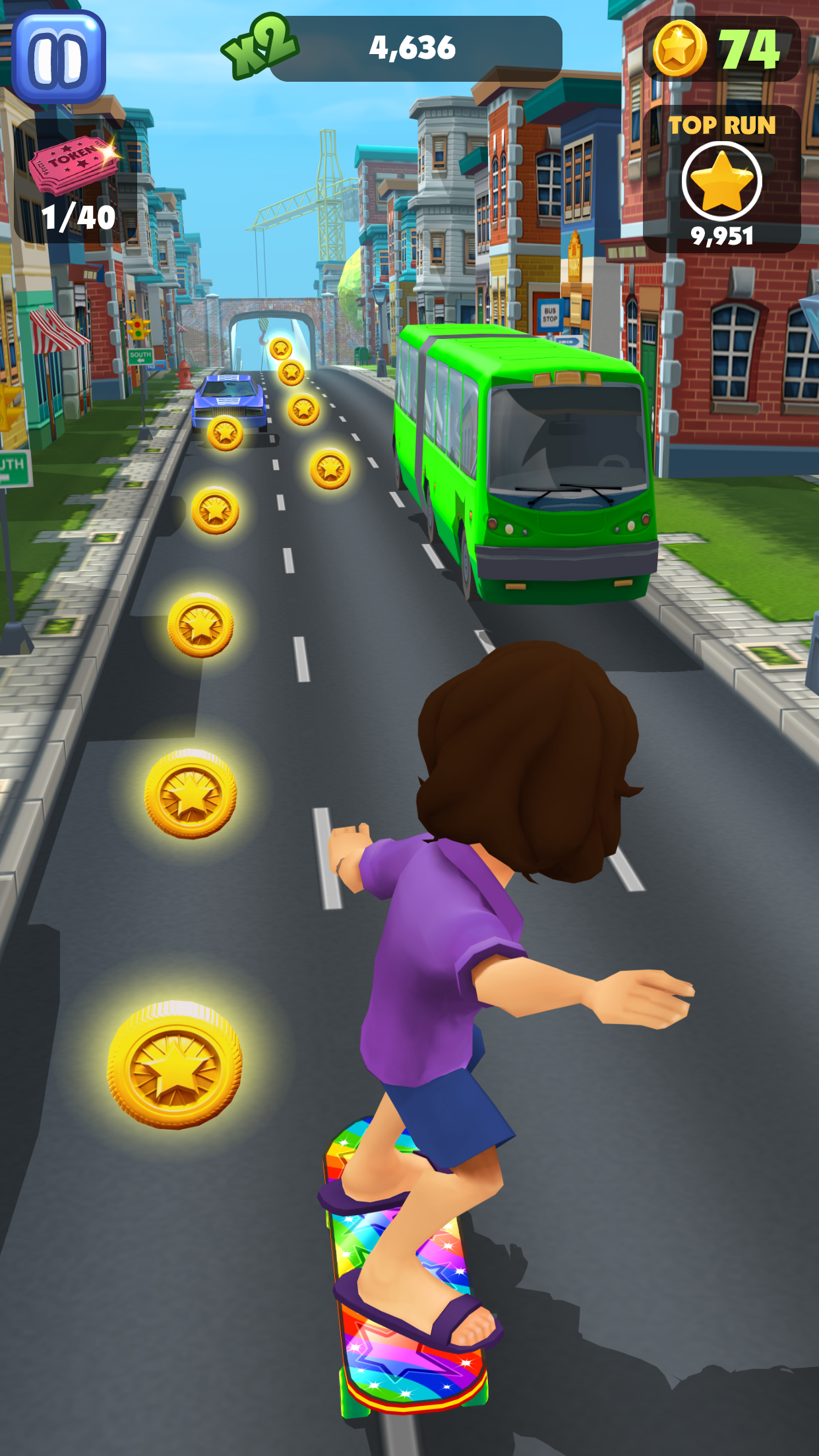 اسکرین شات 5 بازی Skate Run Endless Skateboard