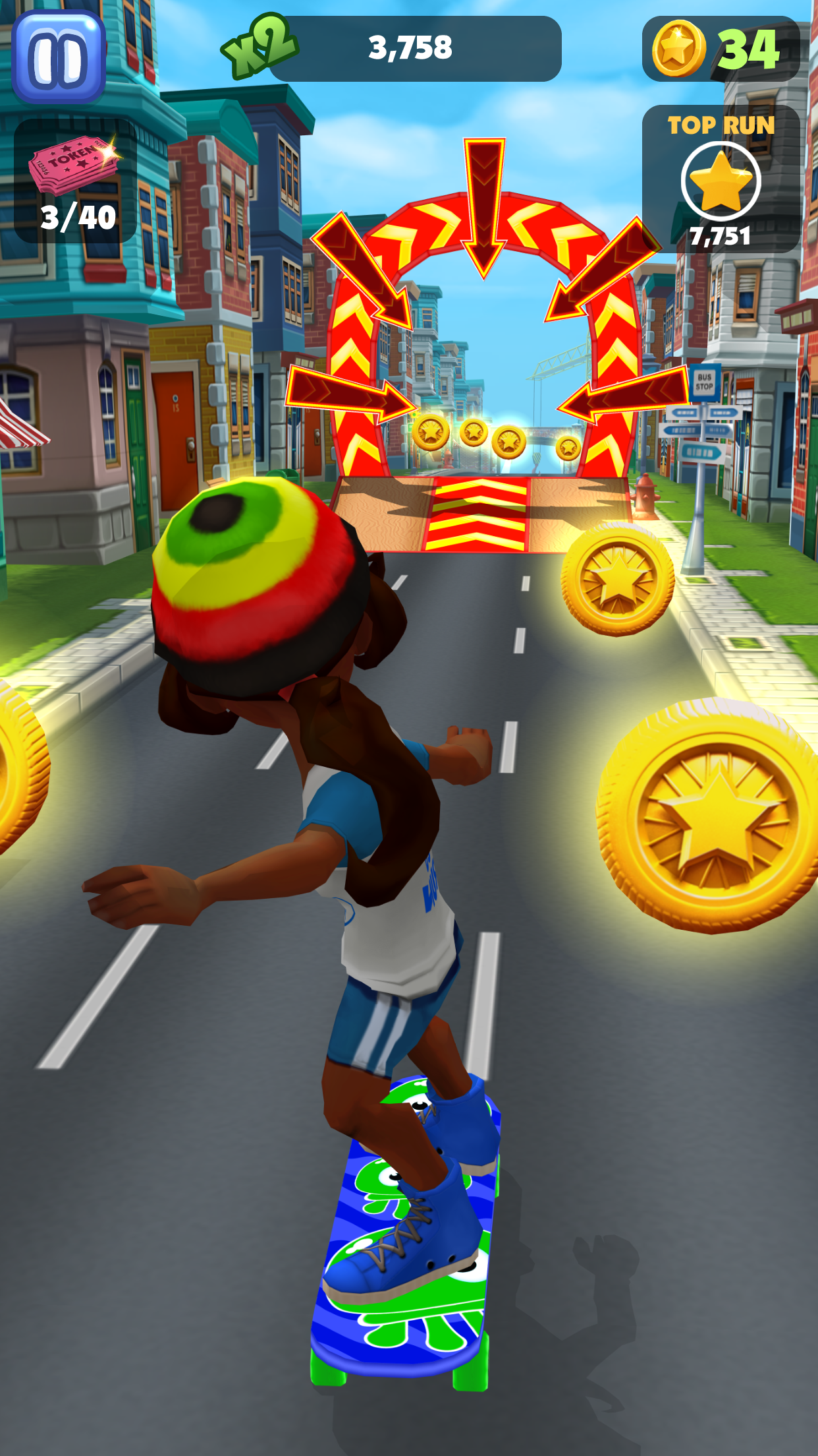 اسکرین شات 6 بازی Skate Run Endless Skateboard
