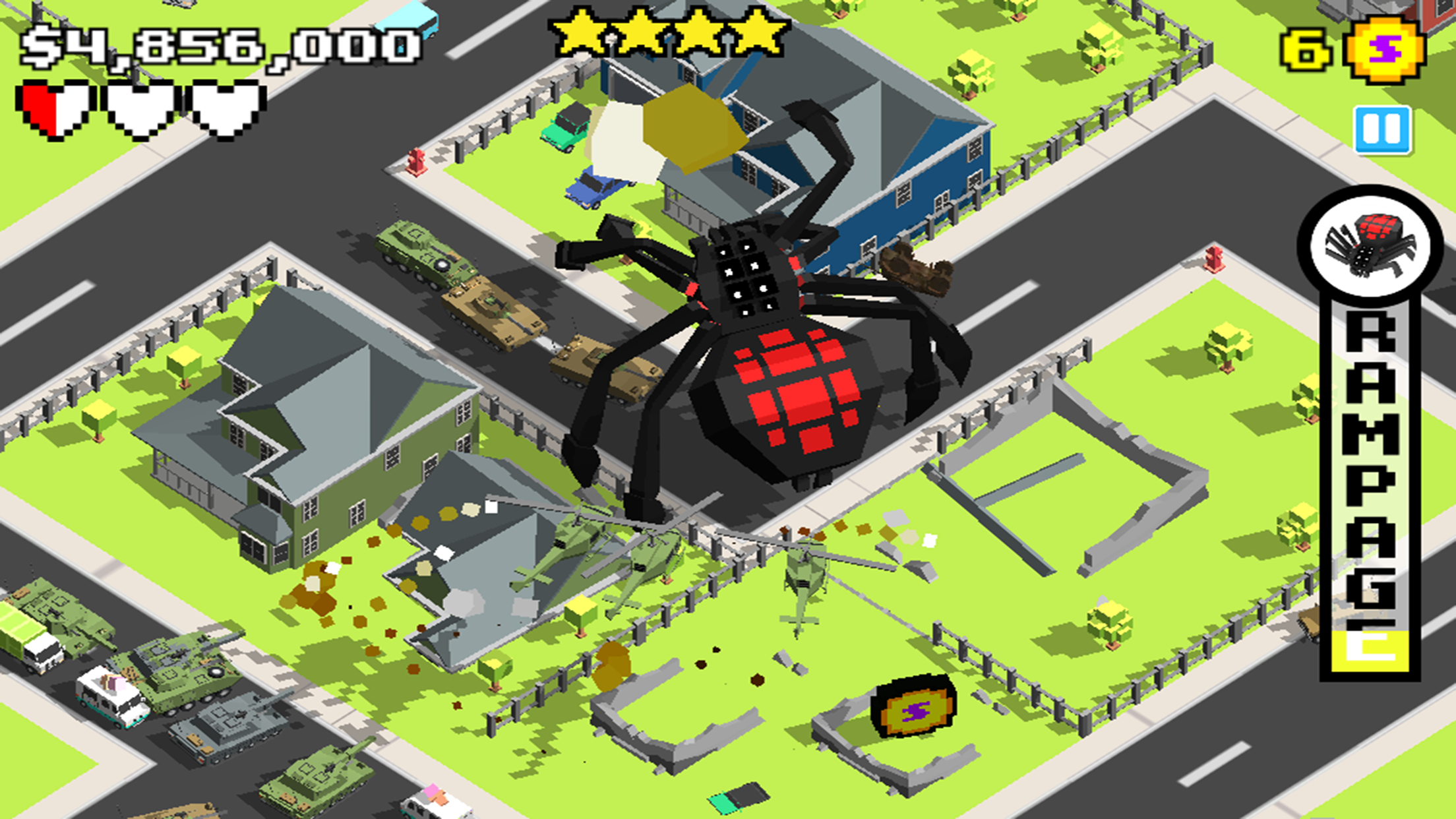 اسکرین شات 4 بازی Smashy City - Destruction Game