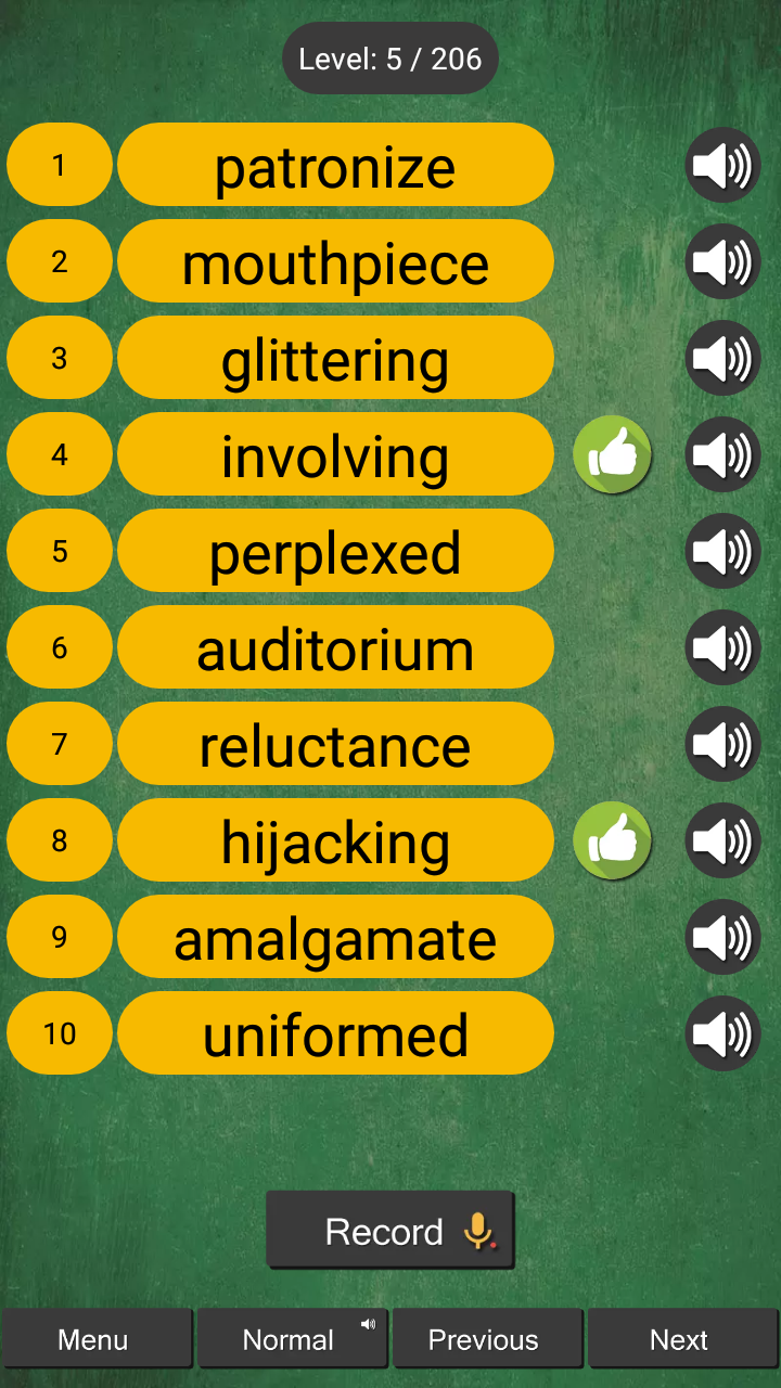 اسکرین شات 7 برنامه Learn English Word Reading