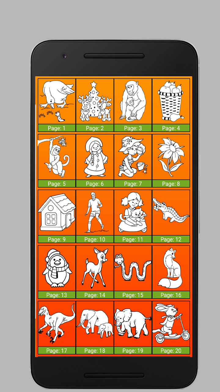اسکرین شات 5 برنامه Coloring Book