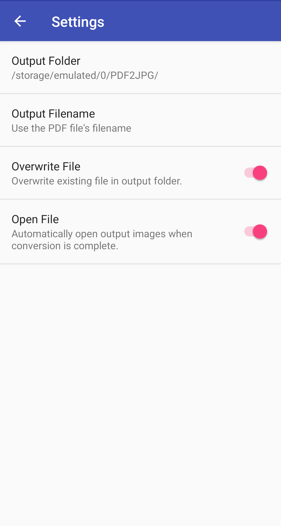 اسکرین شات 2 برنامه PDF to JPG Converter