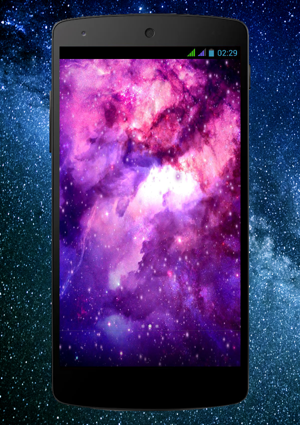 اسکرین شات 3 برنامه Space Live Wallpaper