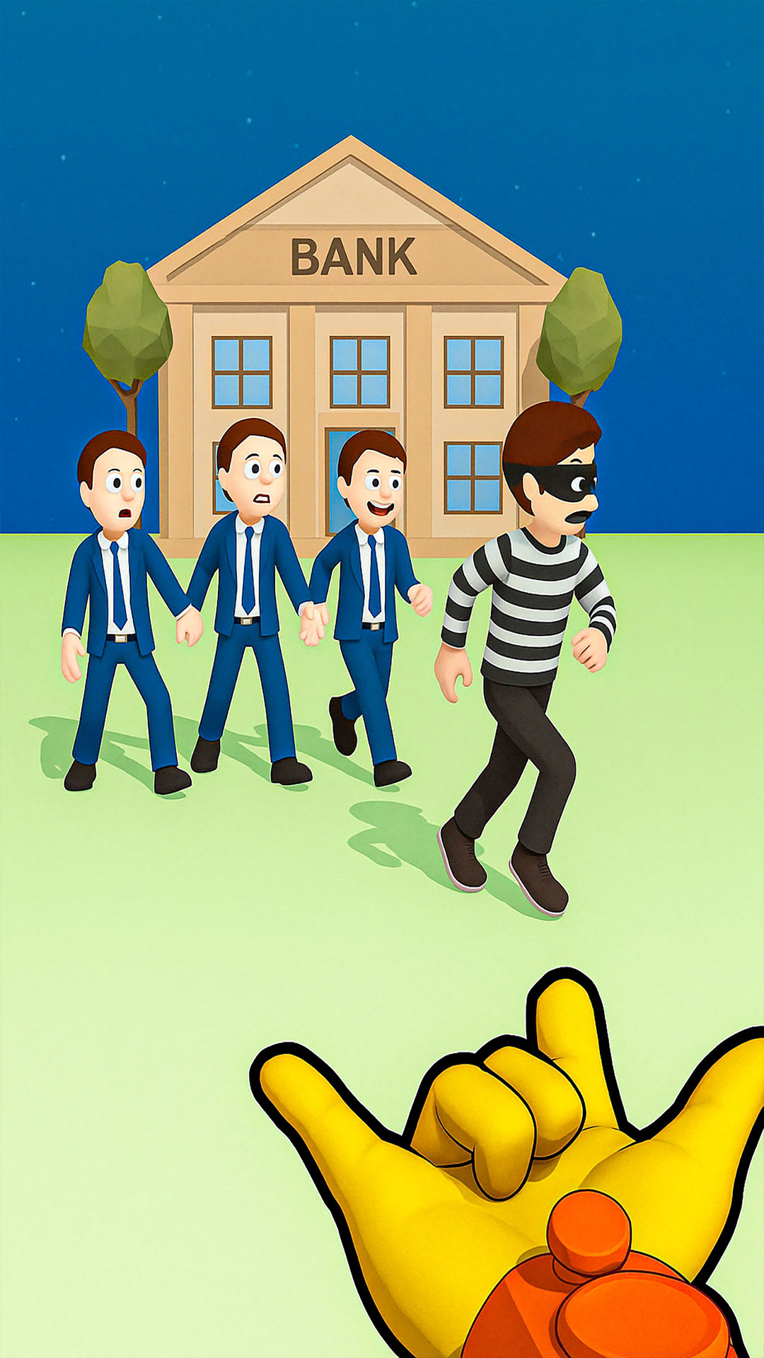 اسکرین شات 1 بازی Tangle Trap - Bandit Bash