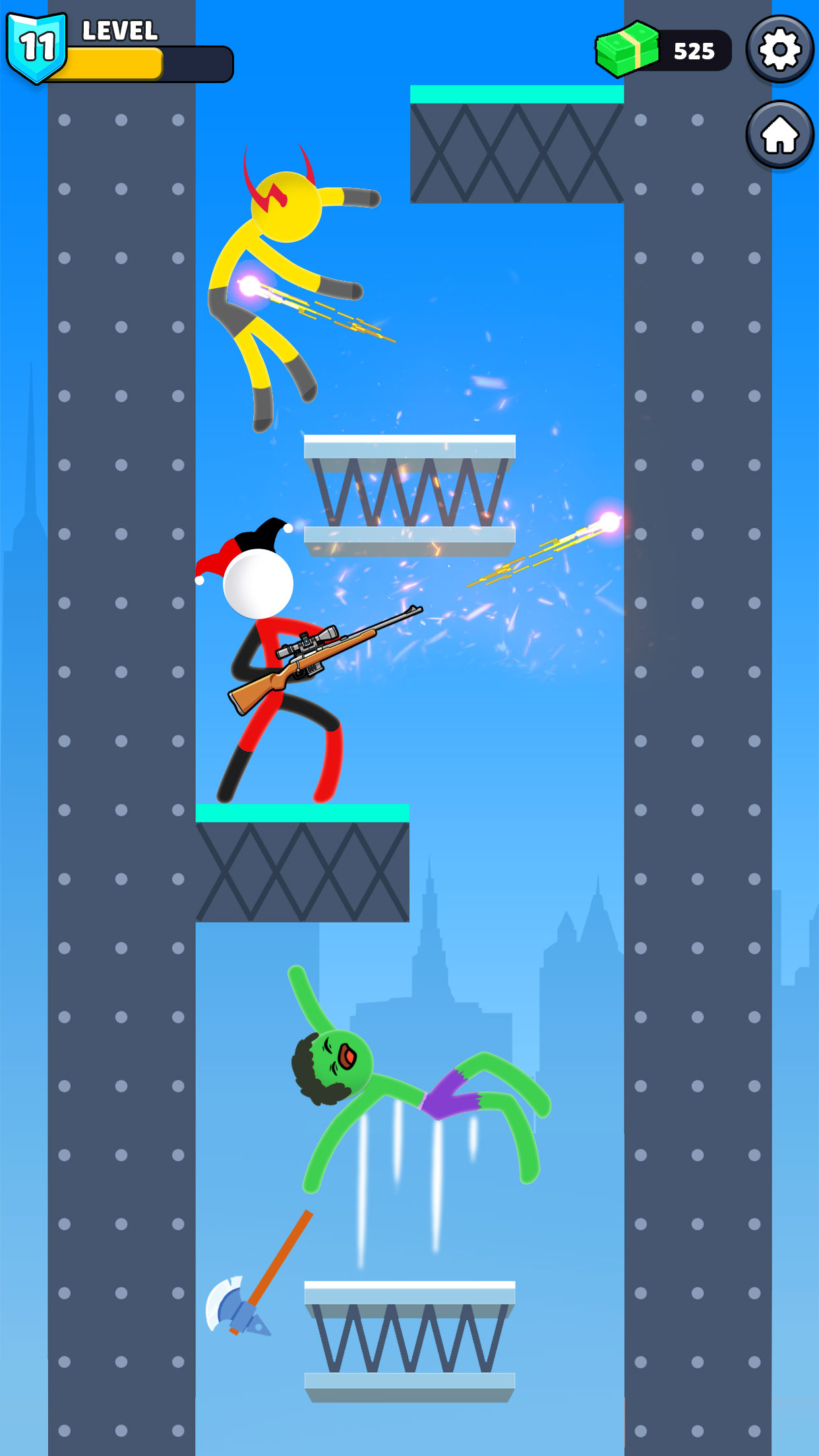 اسکرین شات 3 بازی Angry Sticks - Epic Duels