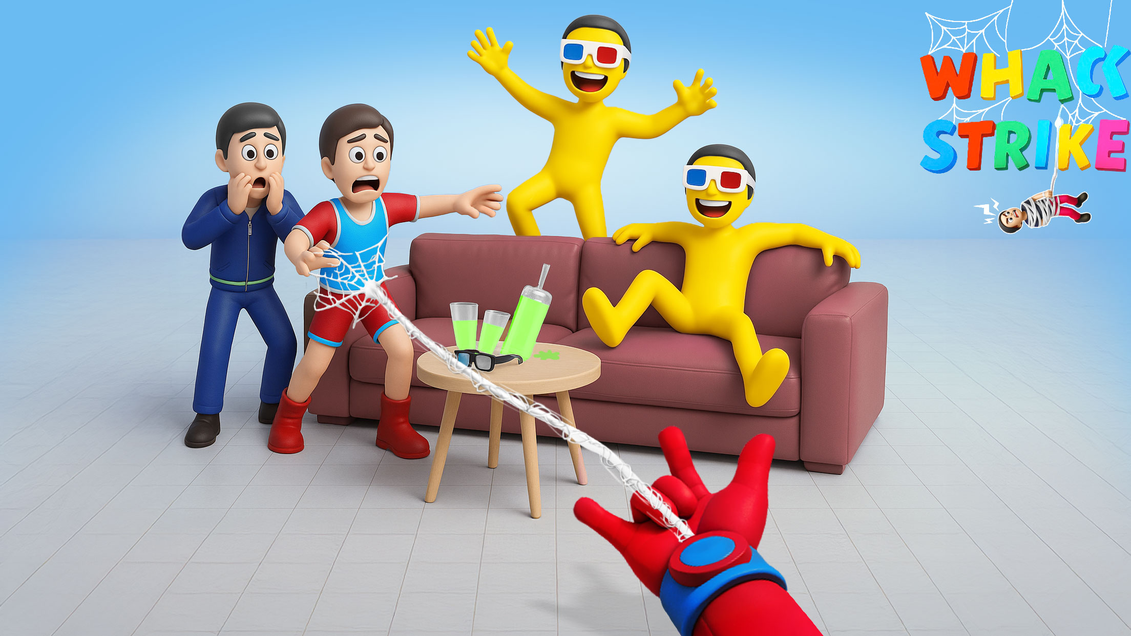 اسکرین شات 1 بازی Whack Strike - Sling & Slam