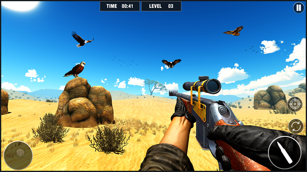 اسکرین شات 2 بازی Bird Hunting Games Offline