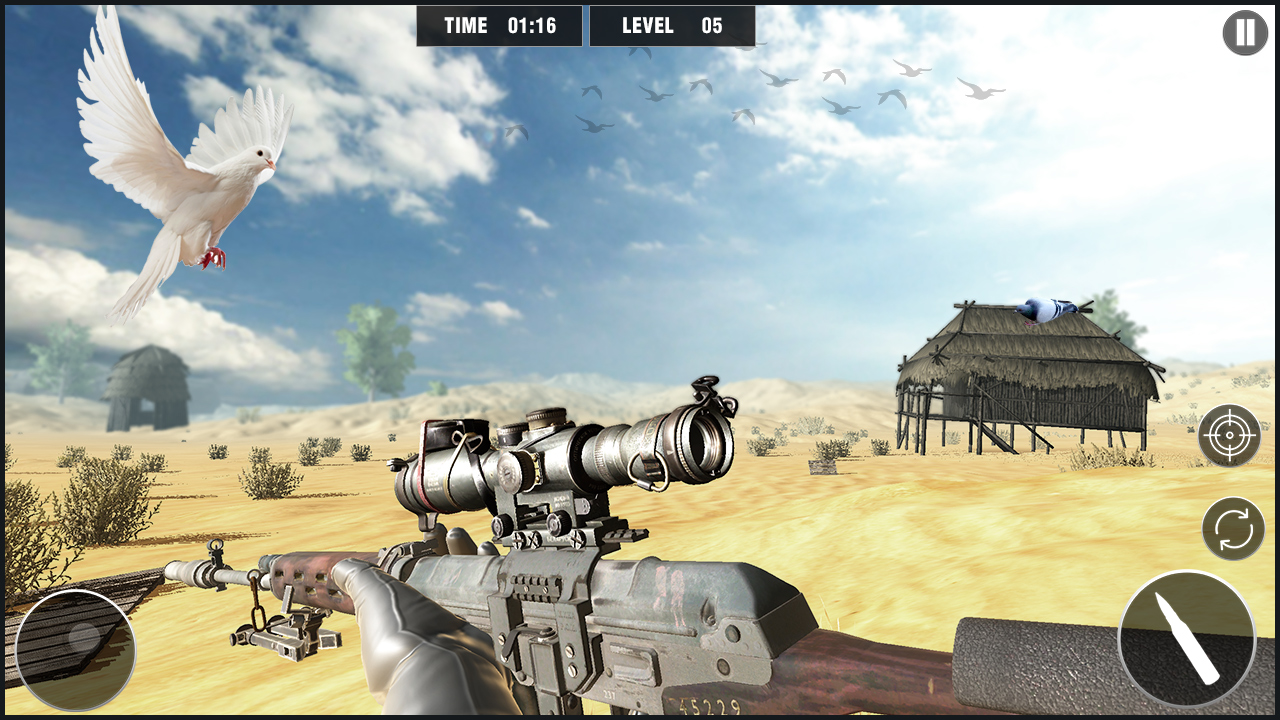 اسکرین شات 4 بازی Bird Hunting Games Offline