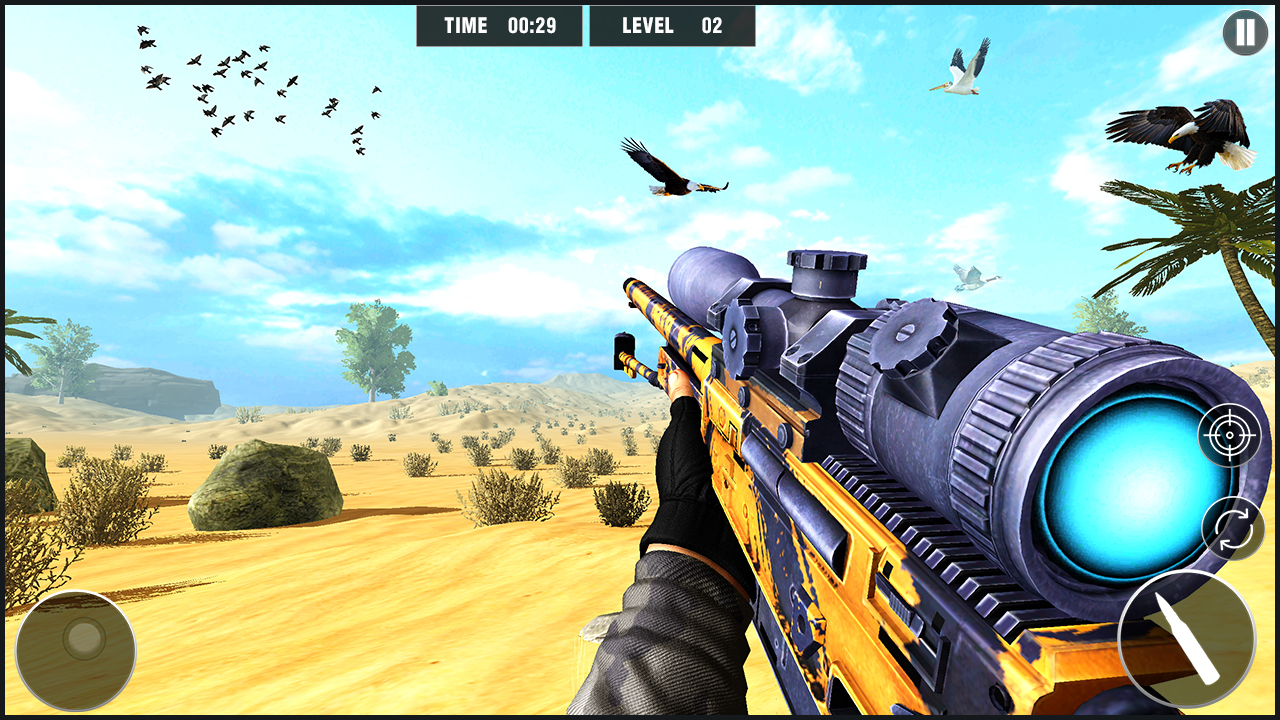 اسکرین شات 1 بازی Bird Hunting Games Offline