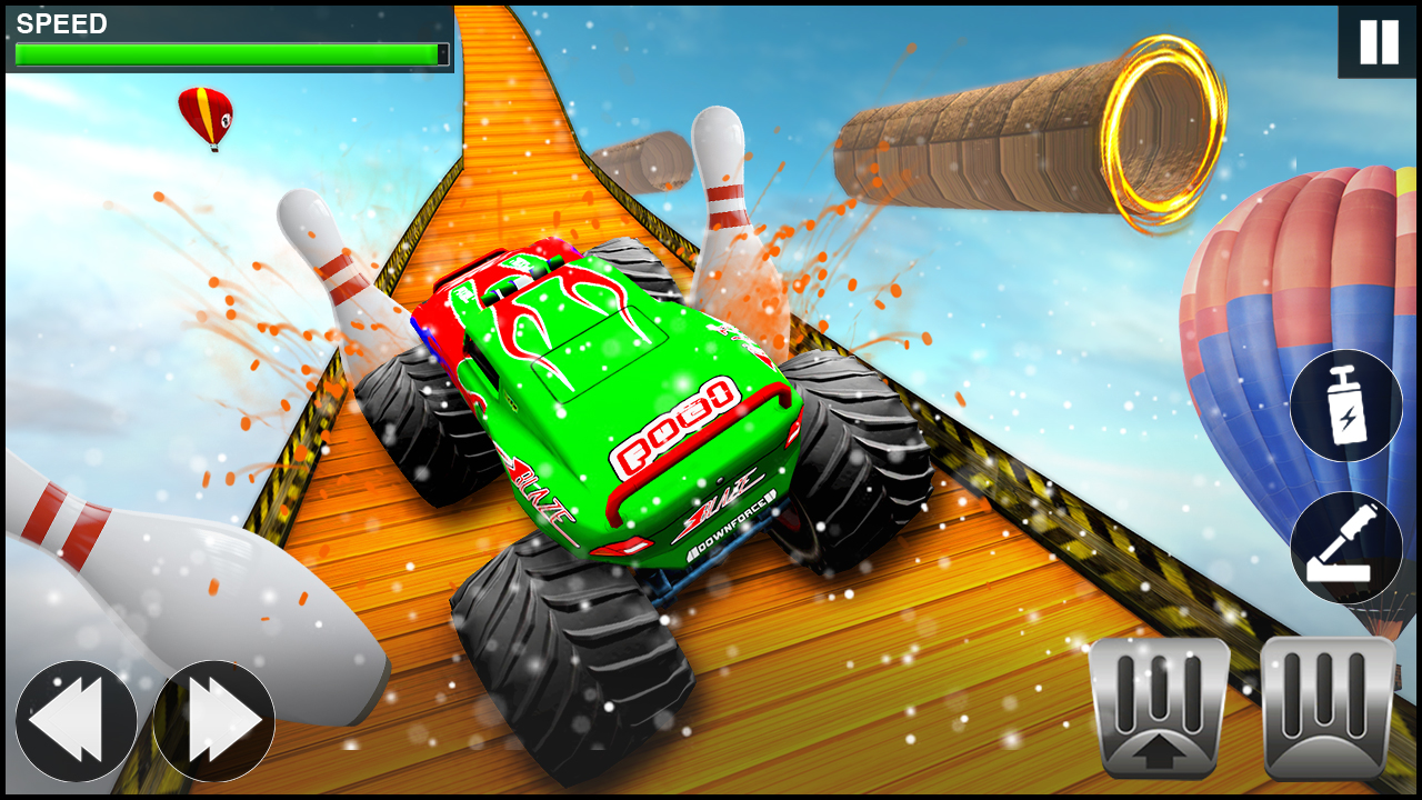 اسکرین شات 5 بازی Monster Truck - Car Games 3d