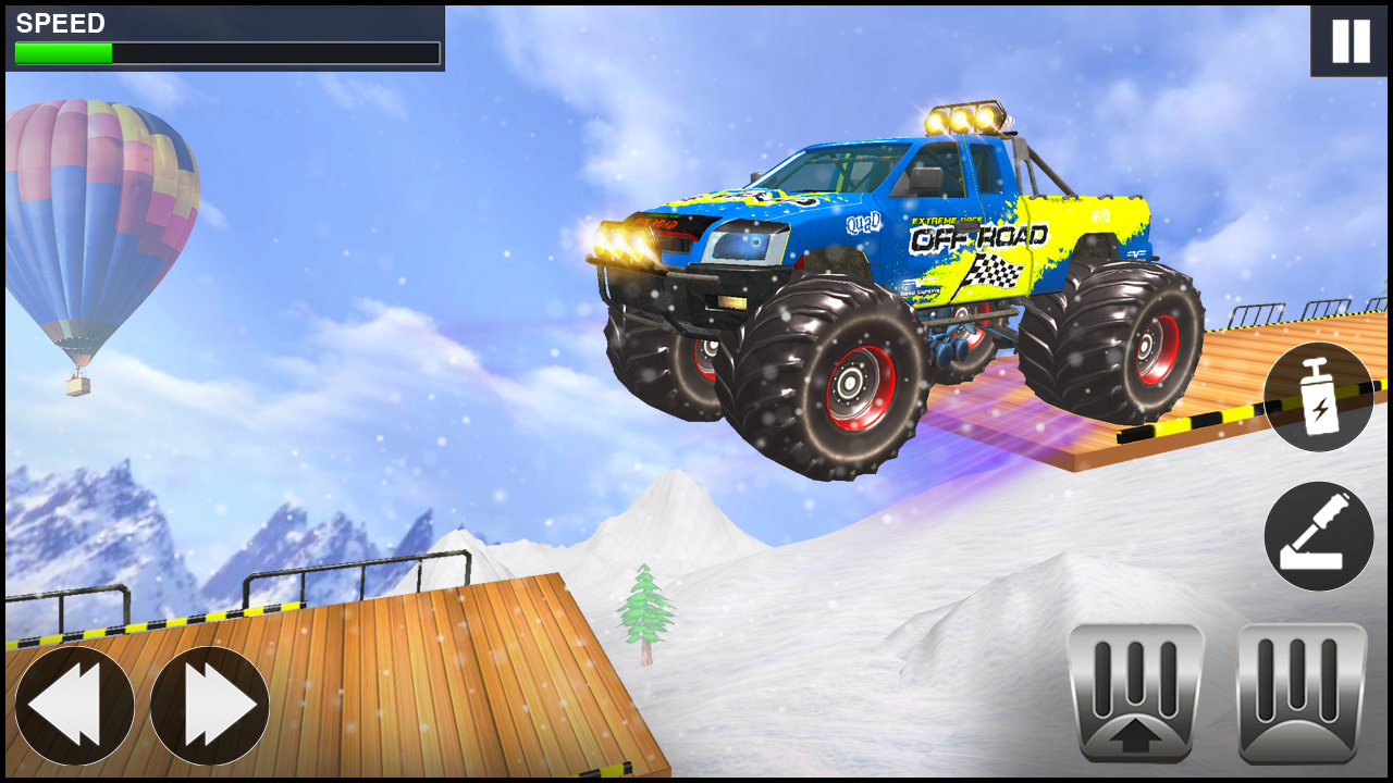 اسکرین شات 1 بازی Monster Truck - Car Games 3d