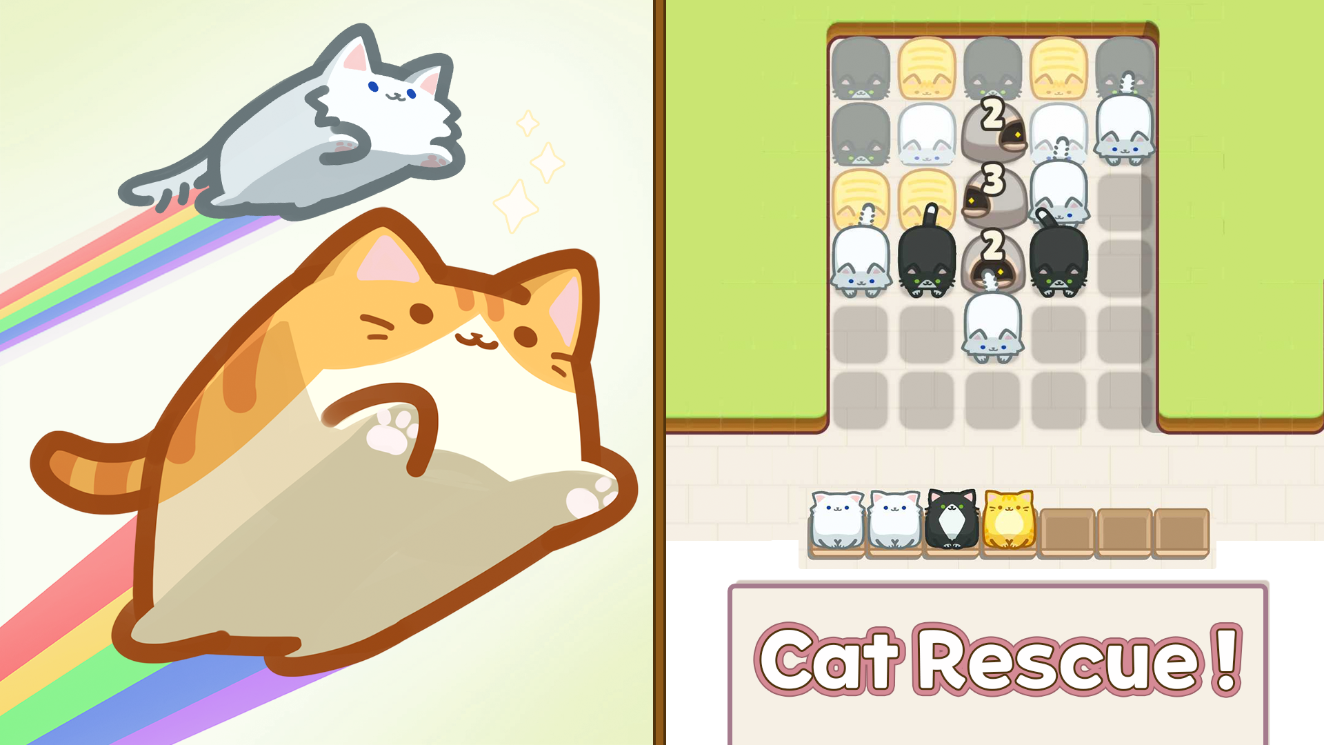 اسکرین شات 1 بازی Box Cat Jam : Block Match