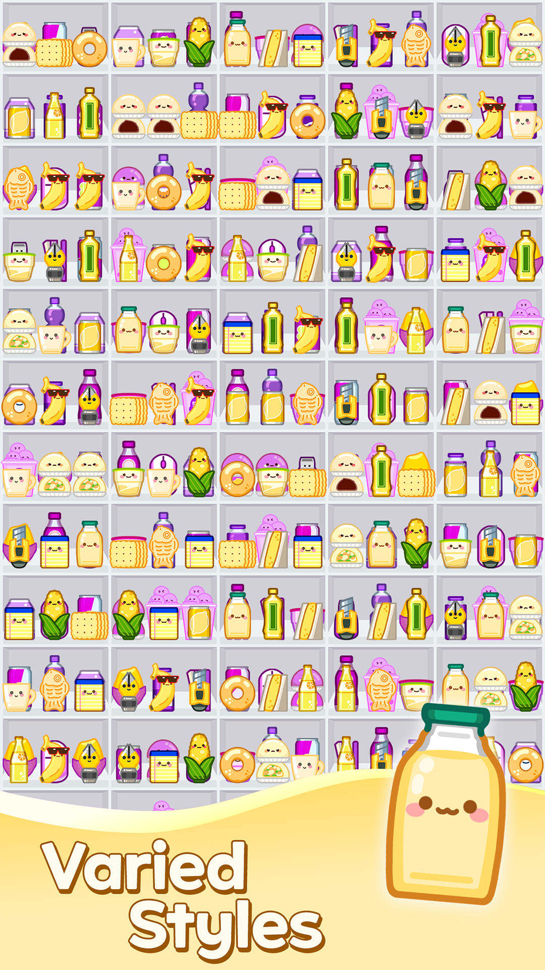 اسکرین شات 4 بازی Goods Fridge Sort : Sort Game