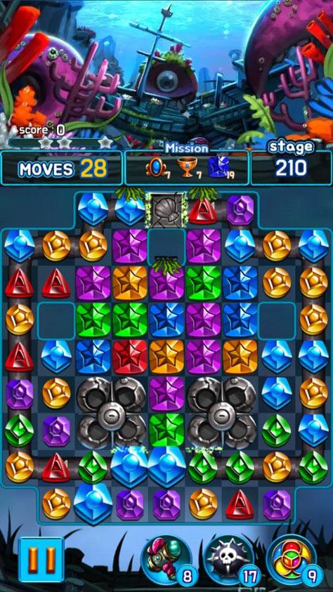 اسکرین شات 8 بازی Jewel Kraken: Match 3 Blast