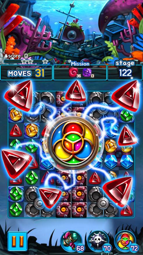 اسکرین شات 4 بازی Jewel Kraken: Match 3 Blast