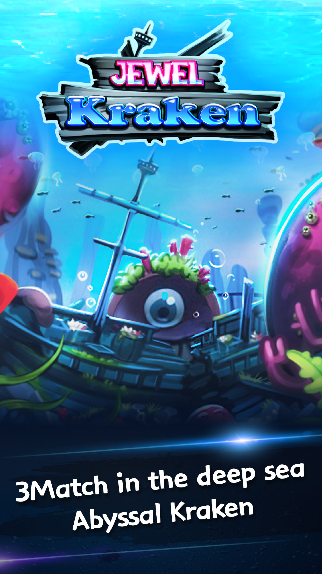 اسکرین شات 1 بازی Jewel Kraken: Match 3 Blast