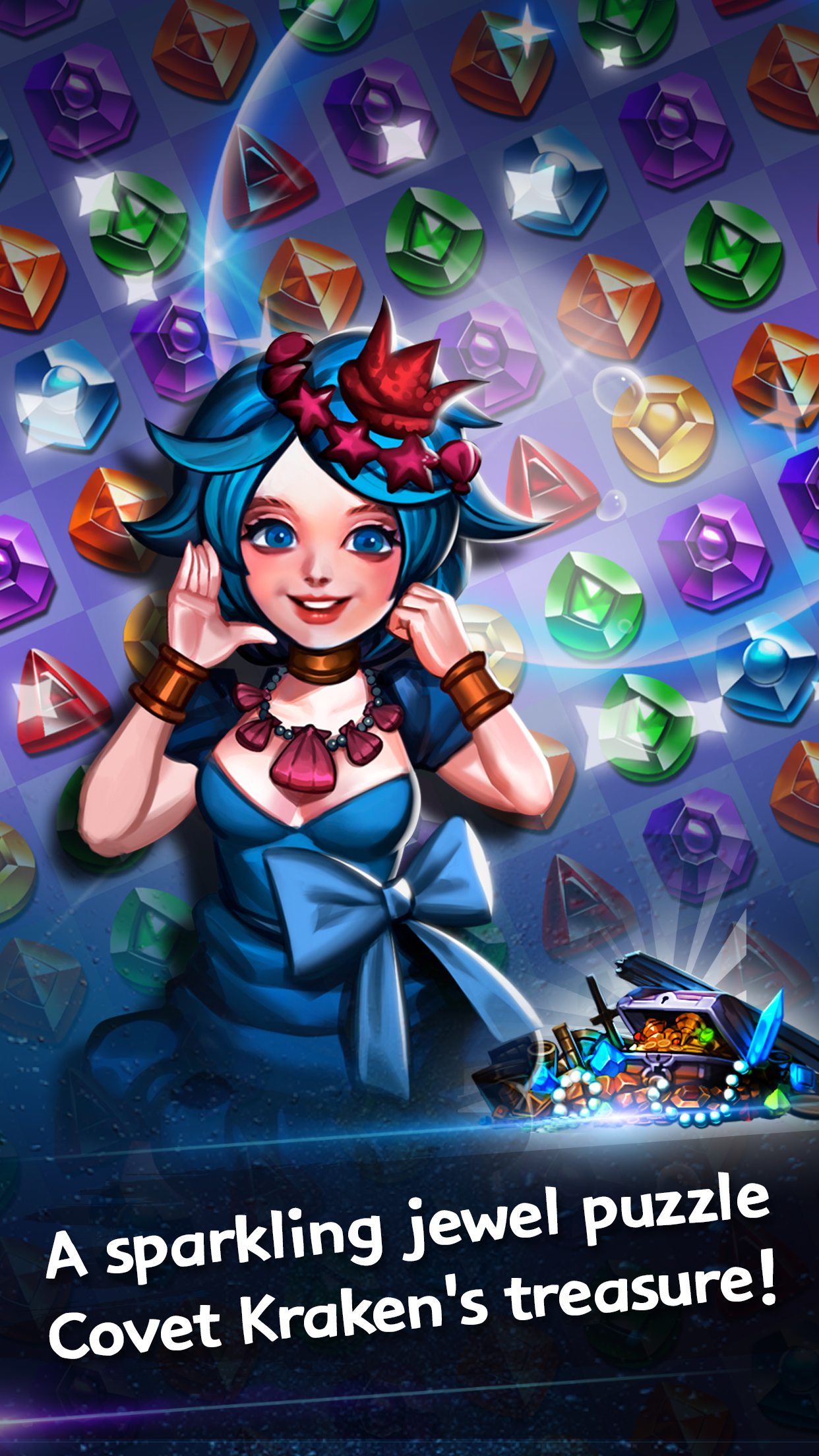 اسکرین شات 3 بازی Jewel Kraken: Match 3 Blast