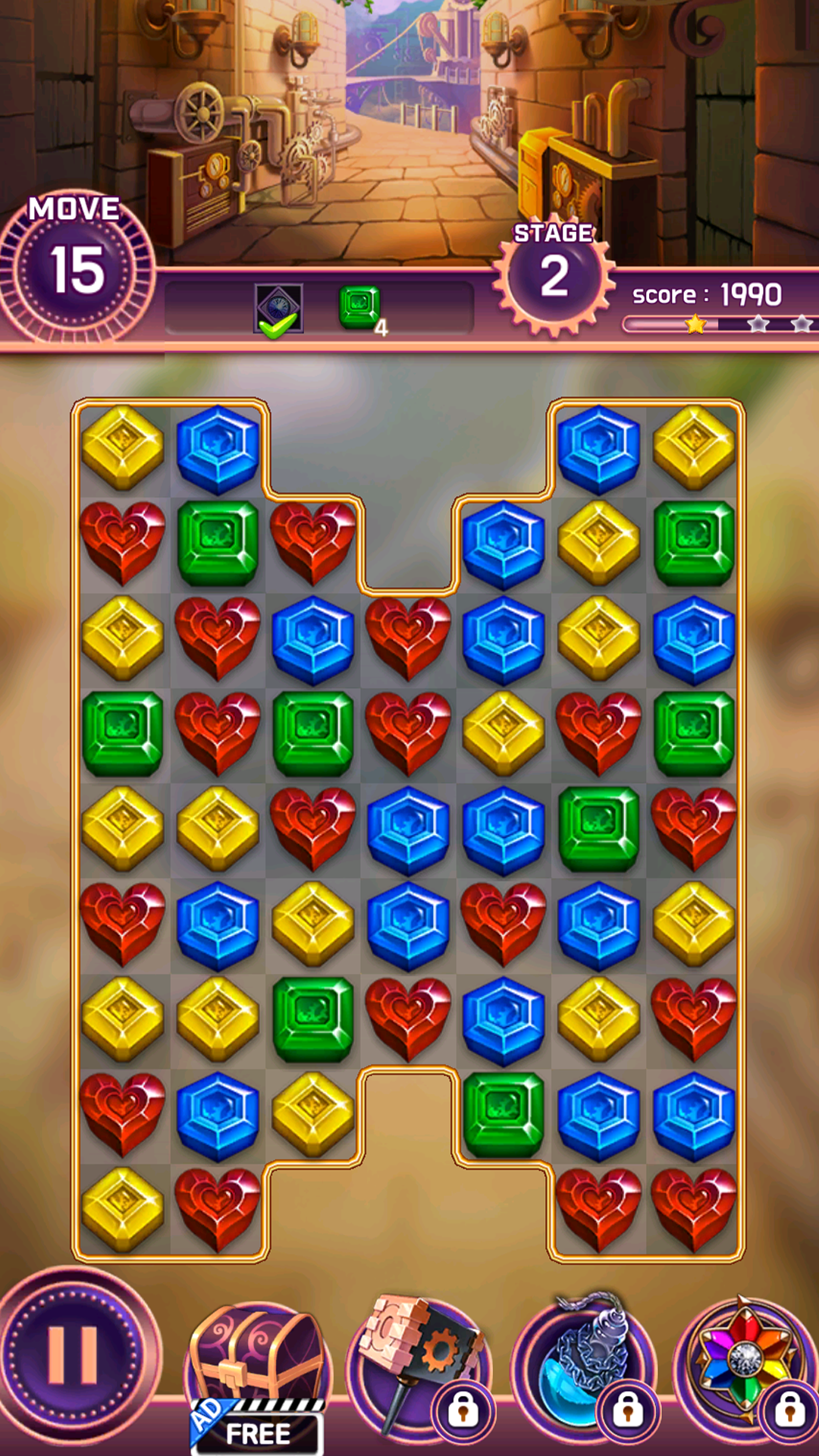 اسکرین شات 3 بازی Jewel Modern Times : match 3