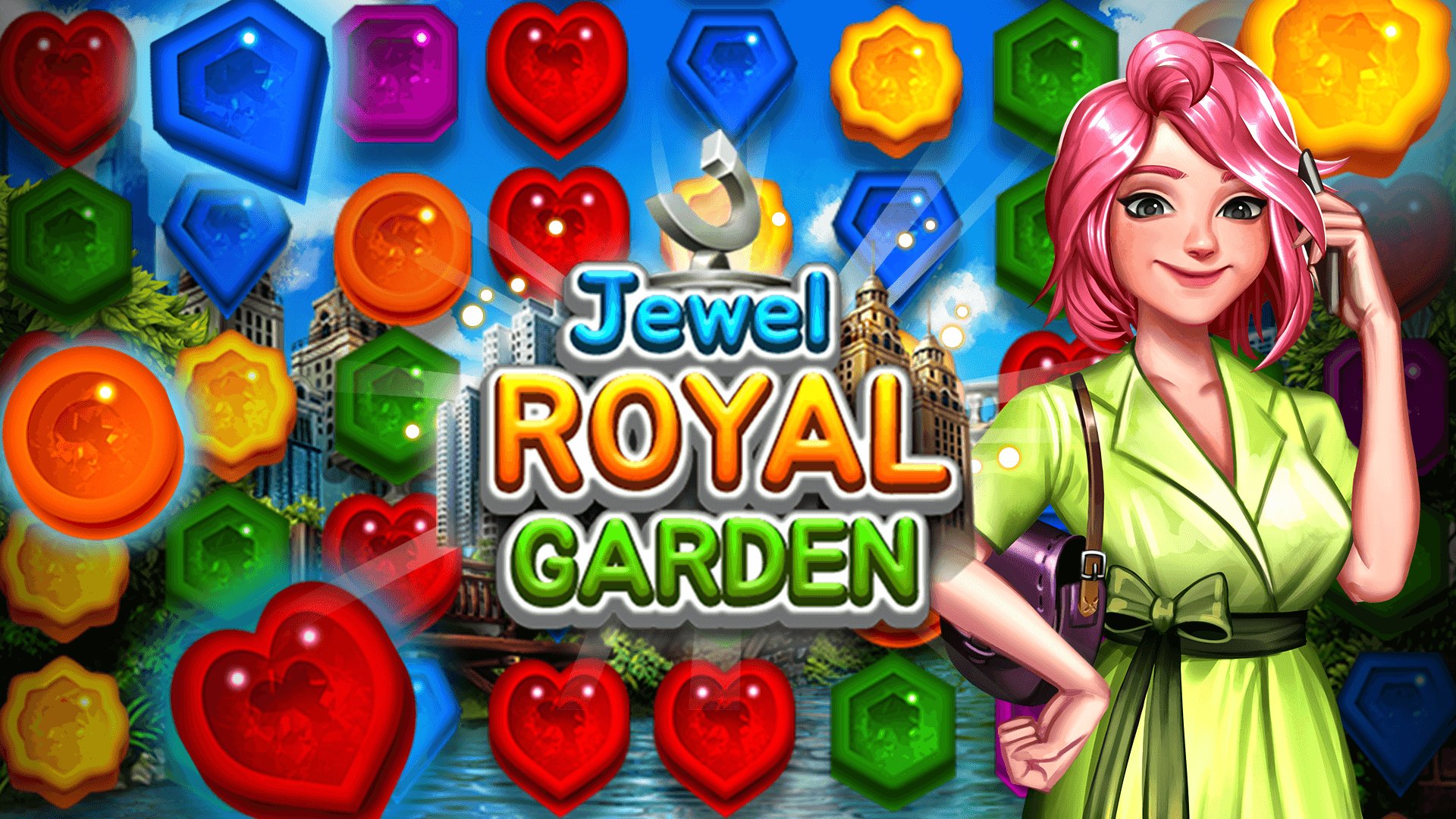 اسکرین شات 1 بازی Jewel Royal Garden: Match 3