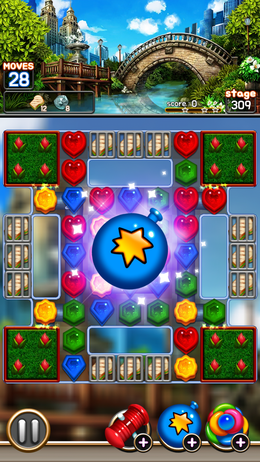 اسکرین شات 3 بازی Jewel Royal Garden: Match 3