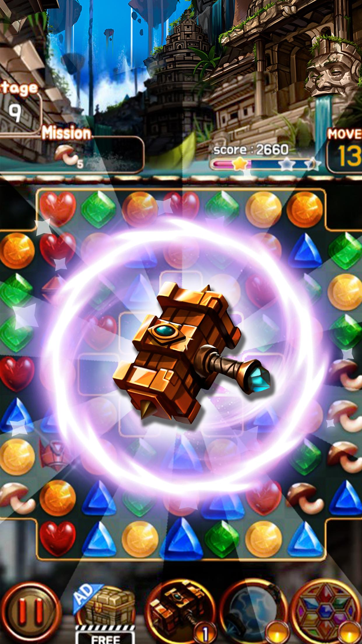 اسکرین شات 2 بازی Jewel Ruins: Match 3 Blast