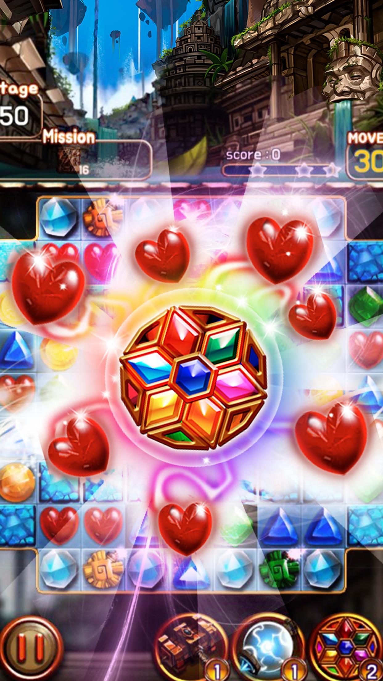 اسکرین شات 1 بازی Jewel Ruins: Match 3 Blast