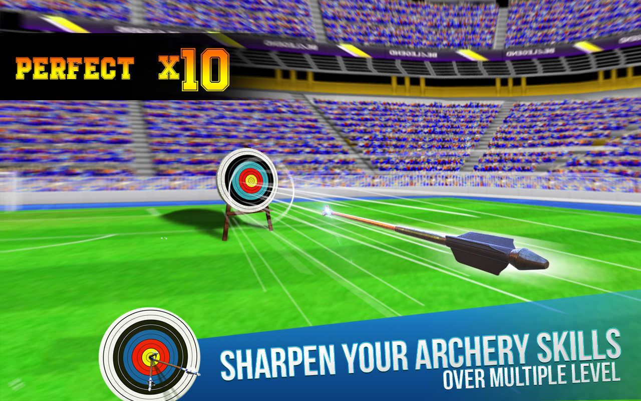 اسکرین شات 3 بازی Archery King 3D