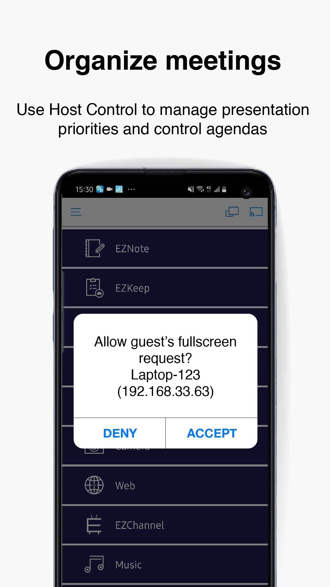 اسکرین شات 2 برنامه EZCast Pro – Wireless Presenta