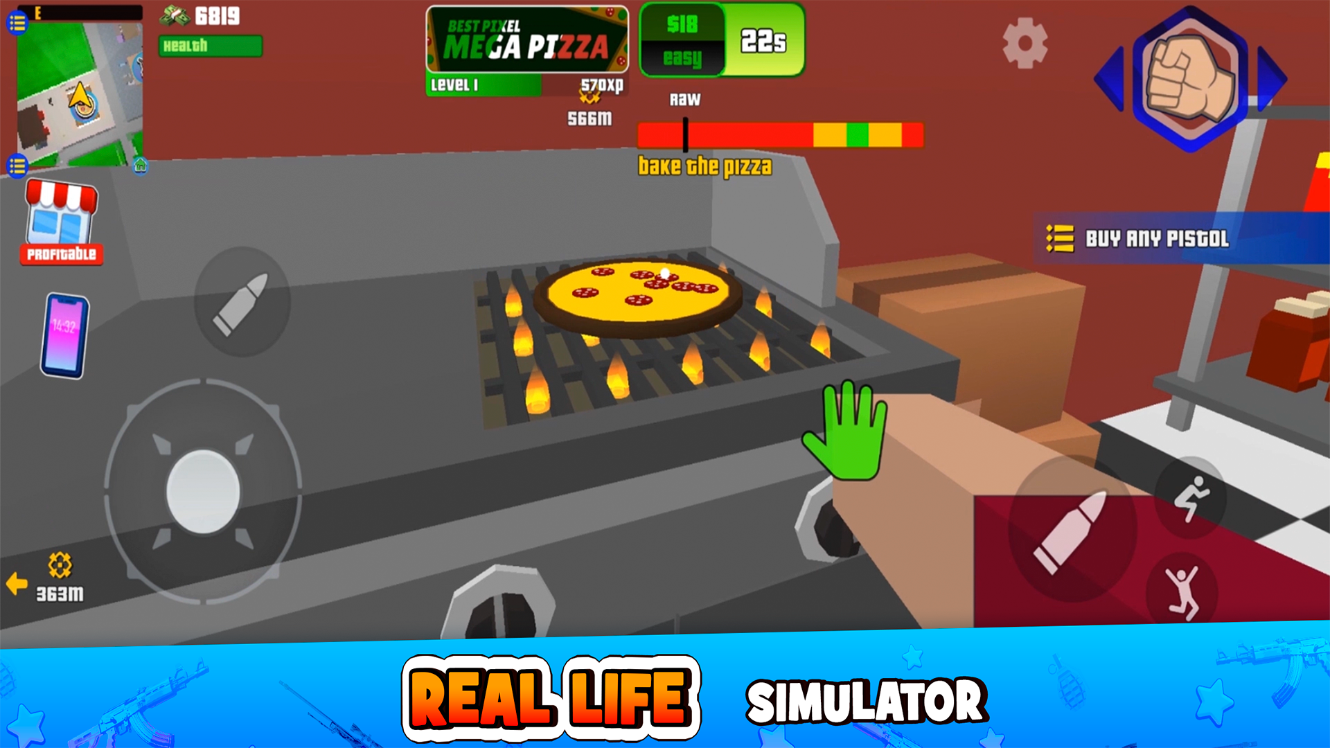 اسکرین شات 2 بازی Gangs Wars: Pixel Shooter RP