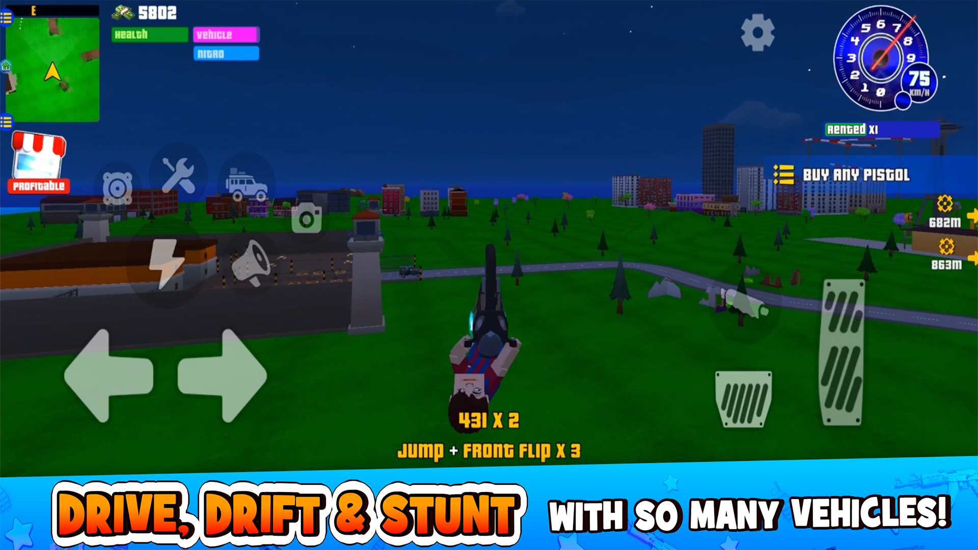 اسکرین شات 3 بازی Gangs Wars: Pixel Shooter RP