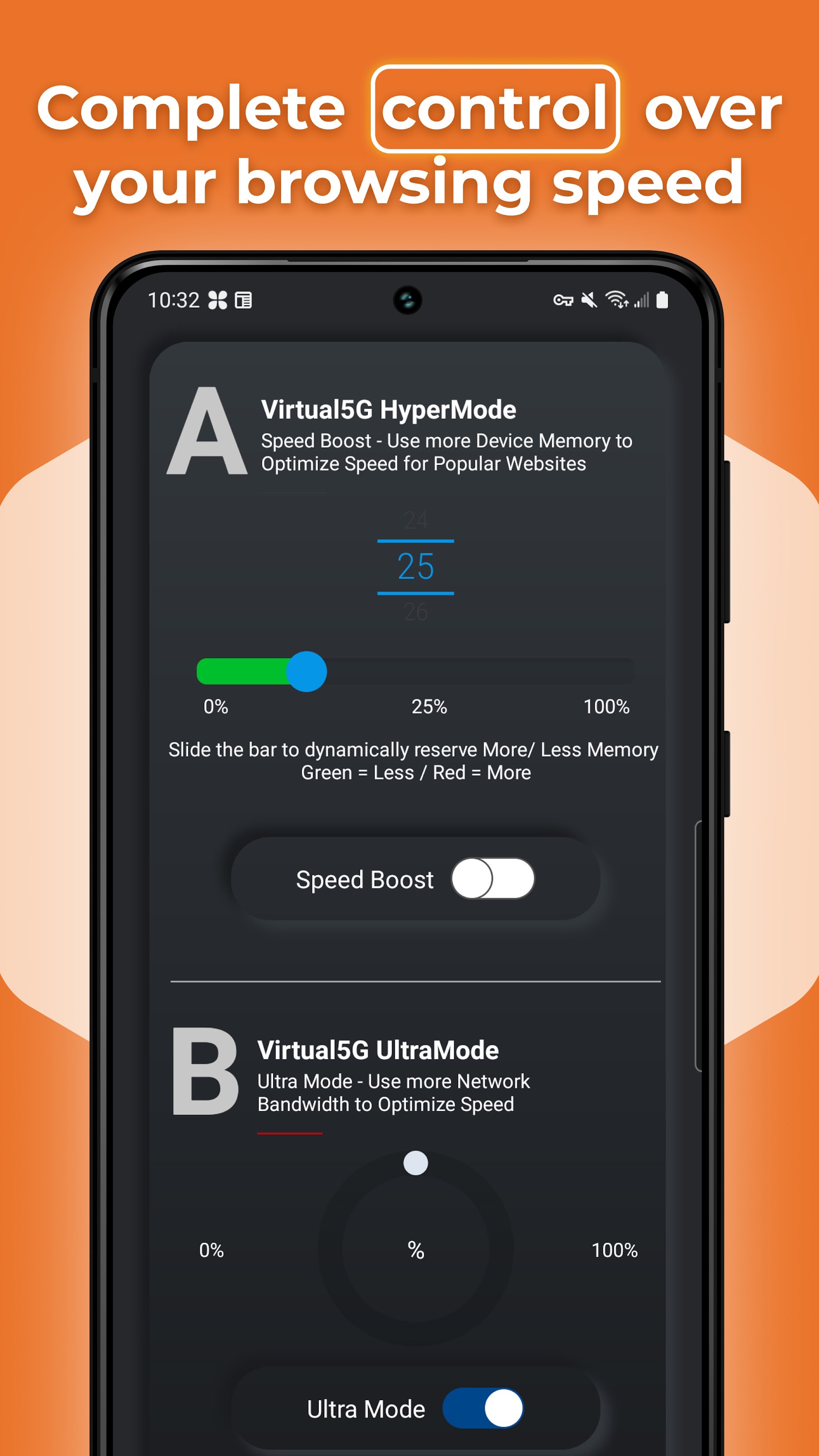 اسکرین شات 4 برنامه Virtual 5G