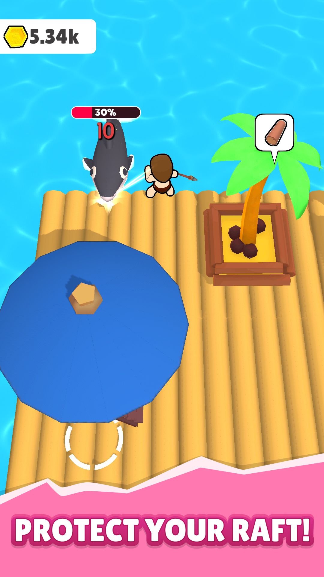 اسکرین شات 5 بازی Raft Life - Build, Farm, Stack