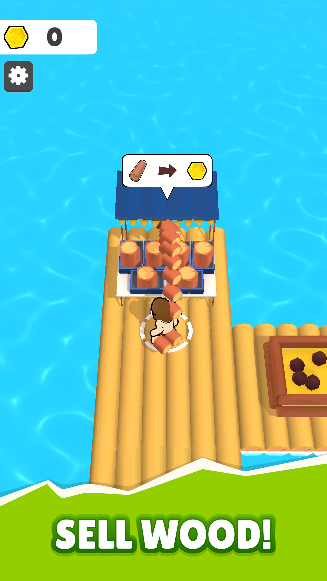 اسکرین شات 2 بازی Raft Life - Build, Farm, Stack
