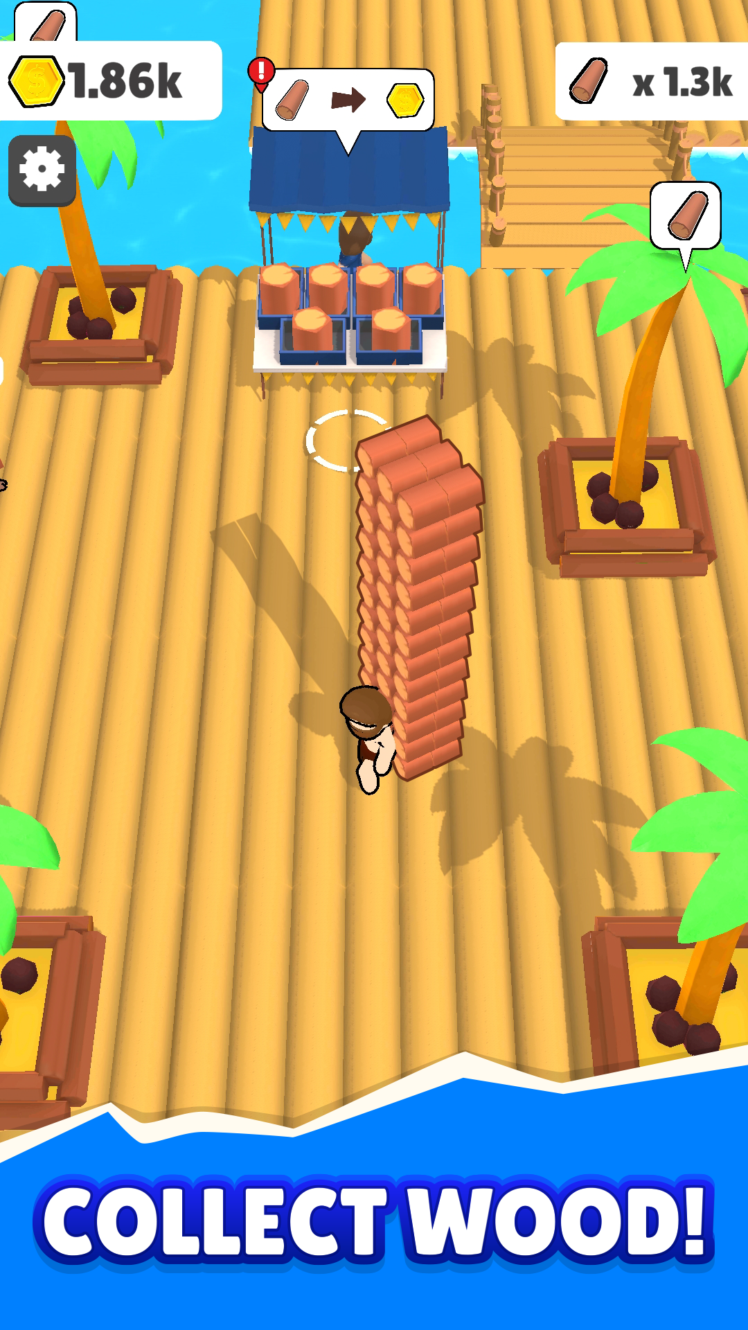 اسکرین شات 1 بازی Raft Life - Build, Farm, Stack