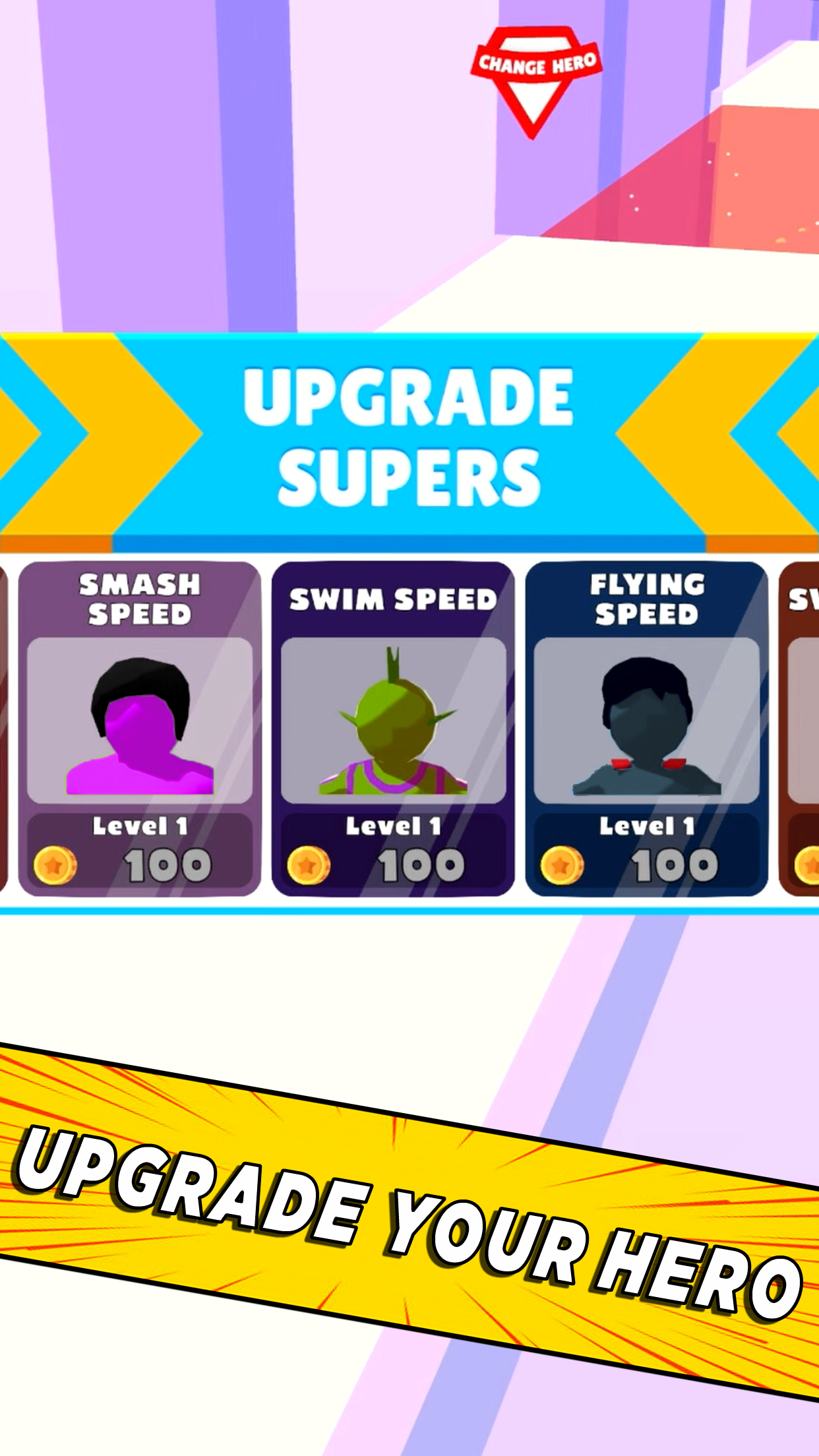 اسکرین شات 1 بازی Superhero Race!