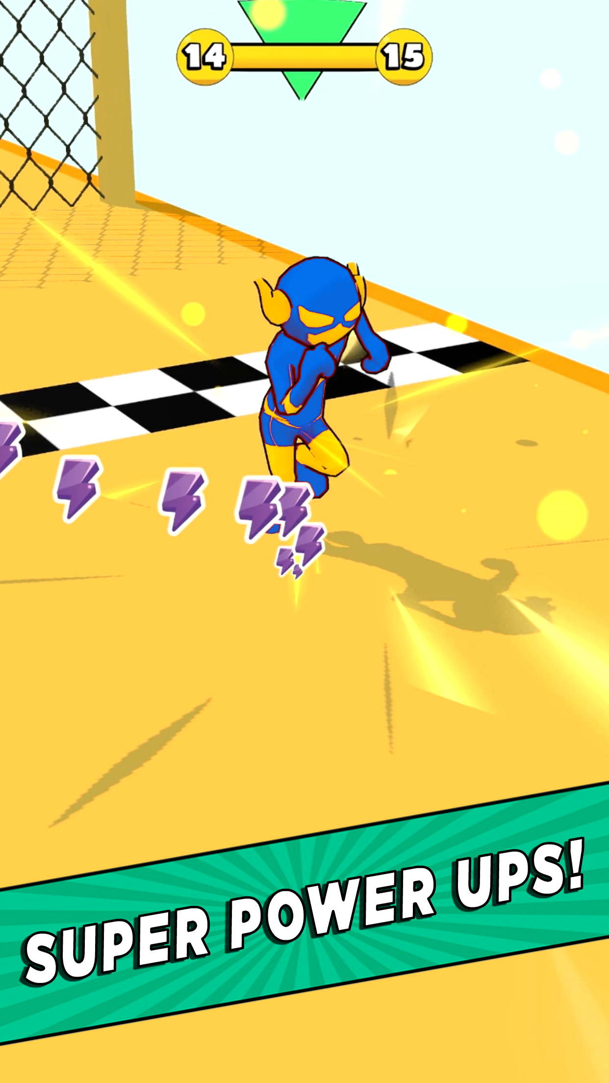 اسکرین شات 3 بازی Superhero Race!