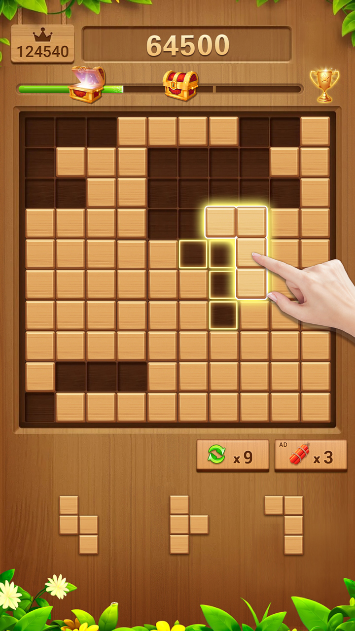اسکرین شات 4 بازی Wood Block Puzzle Addictive