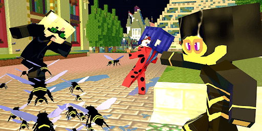 اسکرین شات 1 برنامه Noir Lady Bug Mod for Minecraft