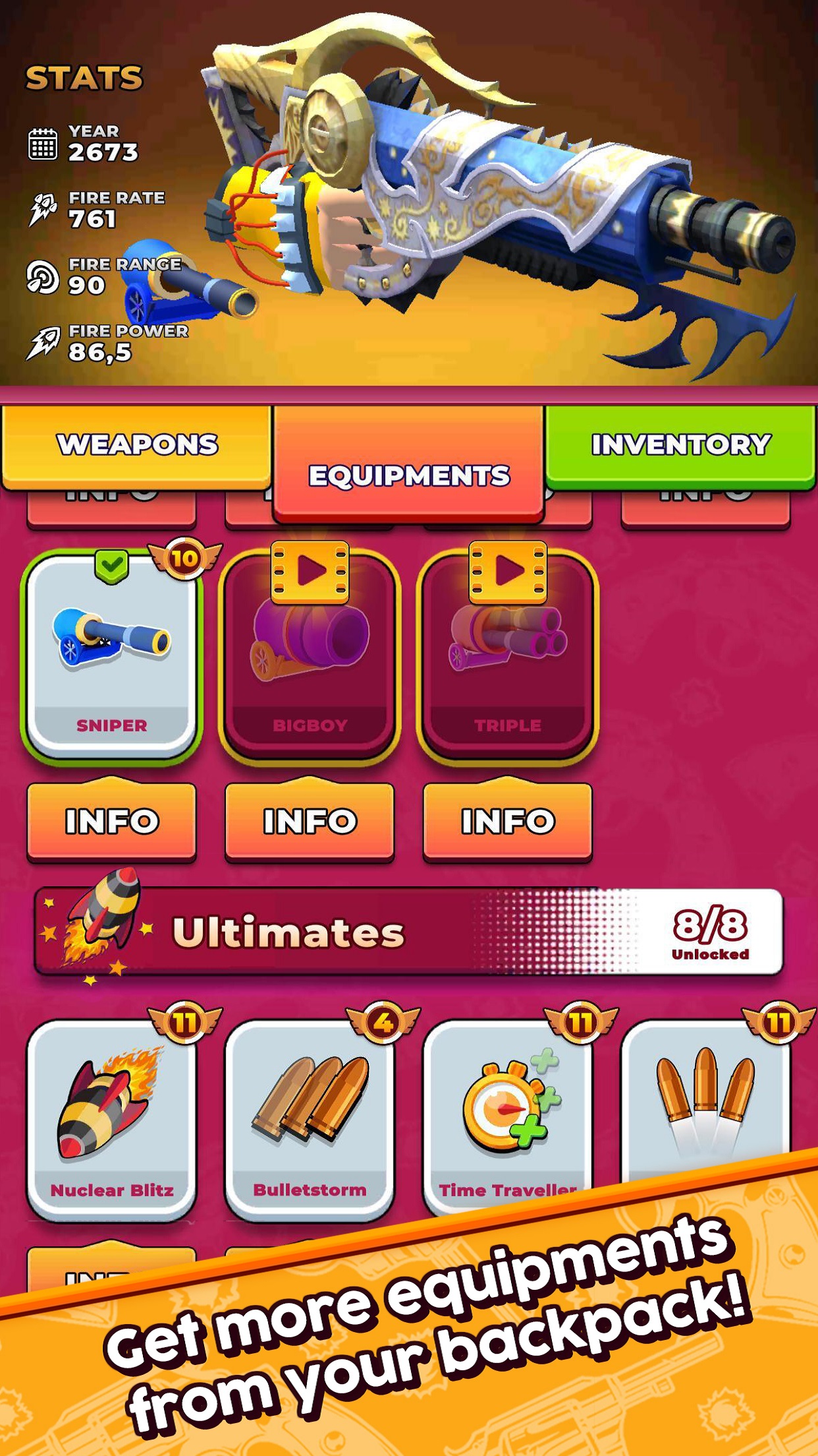 اسکرین شات 3 بازی Weapon Craft Run