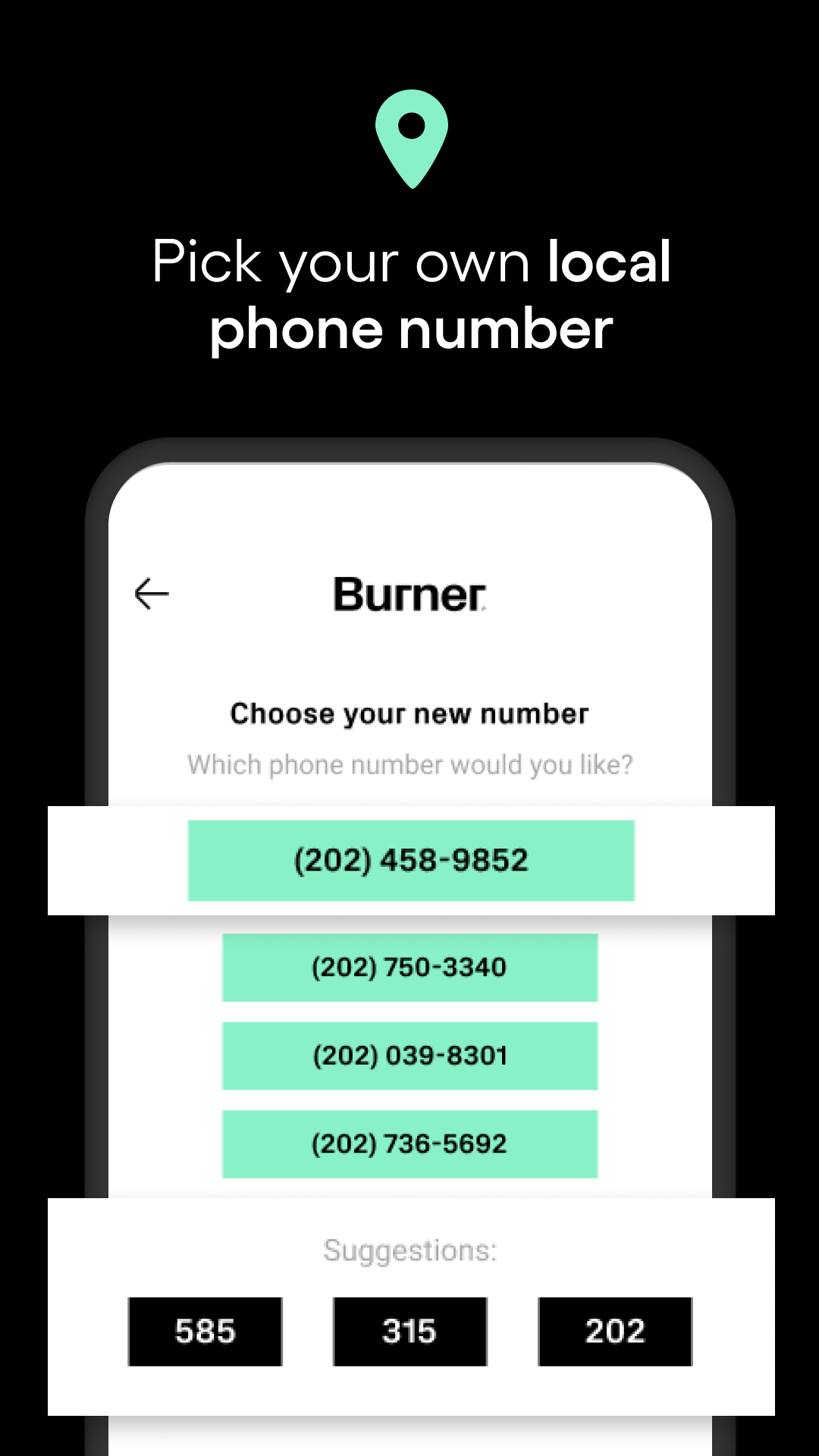 اسکرین شات 3 برنامه Burner: Second Phone Number