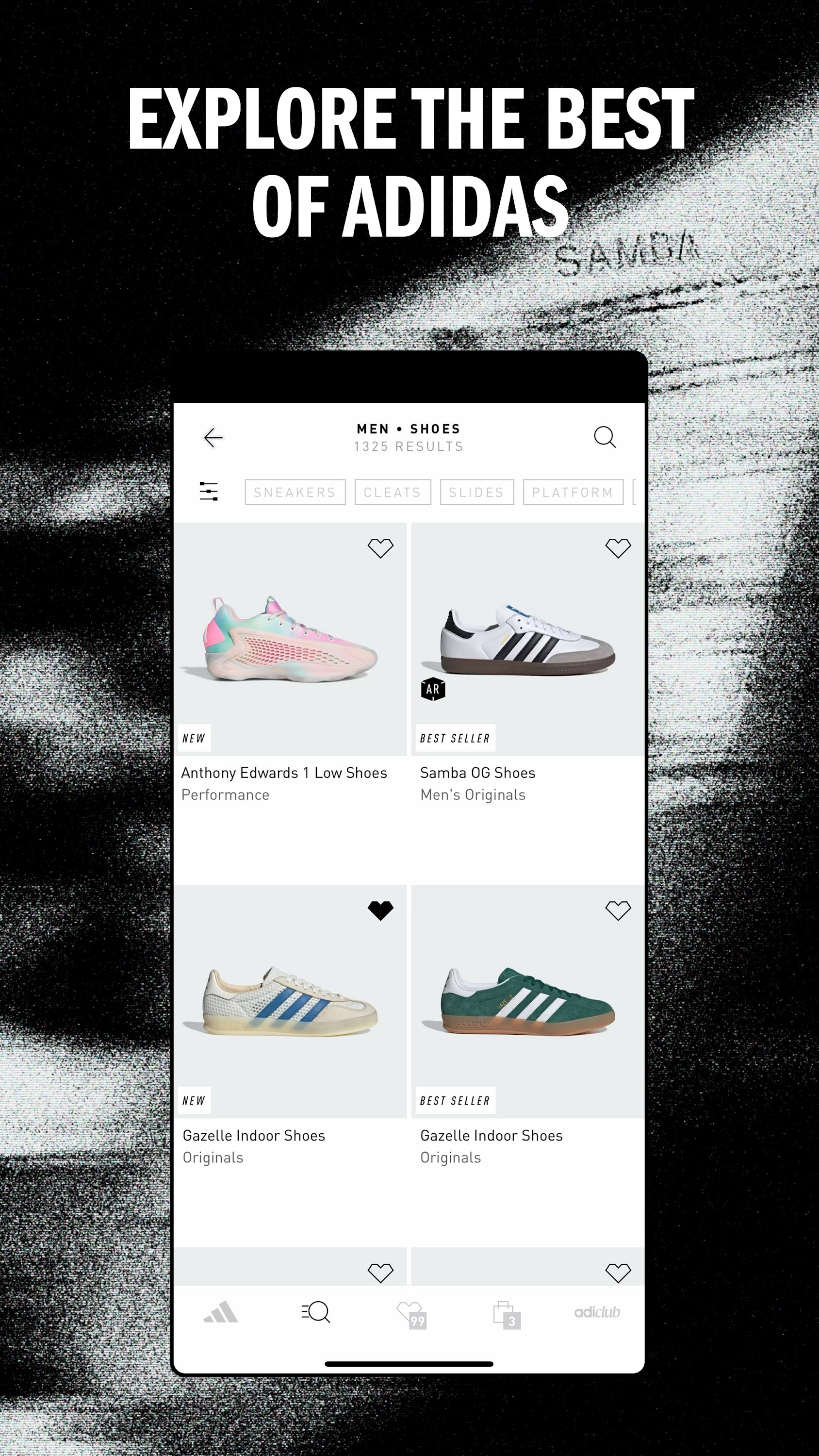 اسکرین شات 3 برنامه adidas: Shop Shoes & Clothing