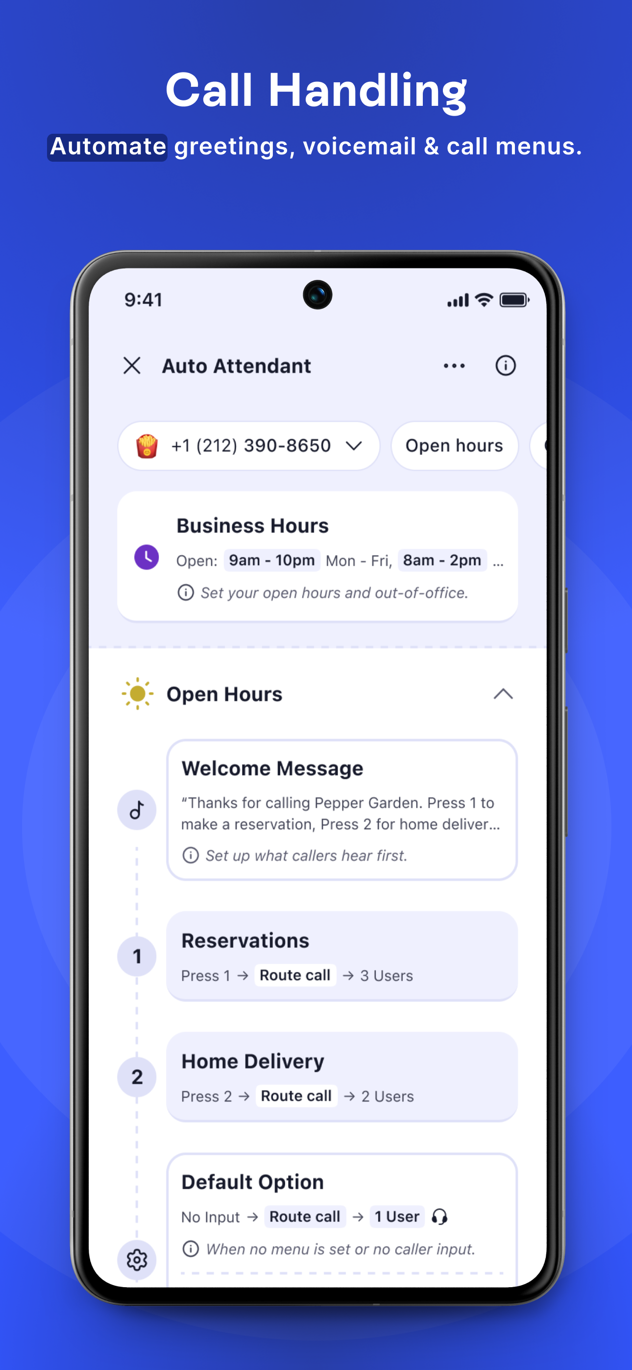 اسکرین شات 6 برنامه Linked Phone Business Number