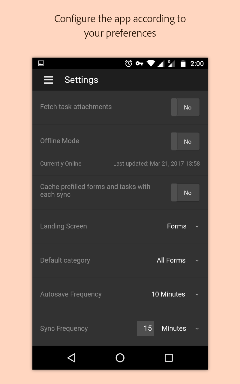 اسکرین شات 8 برنامه Adobe Experience Manager Forms