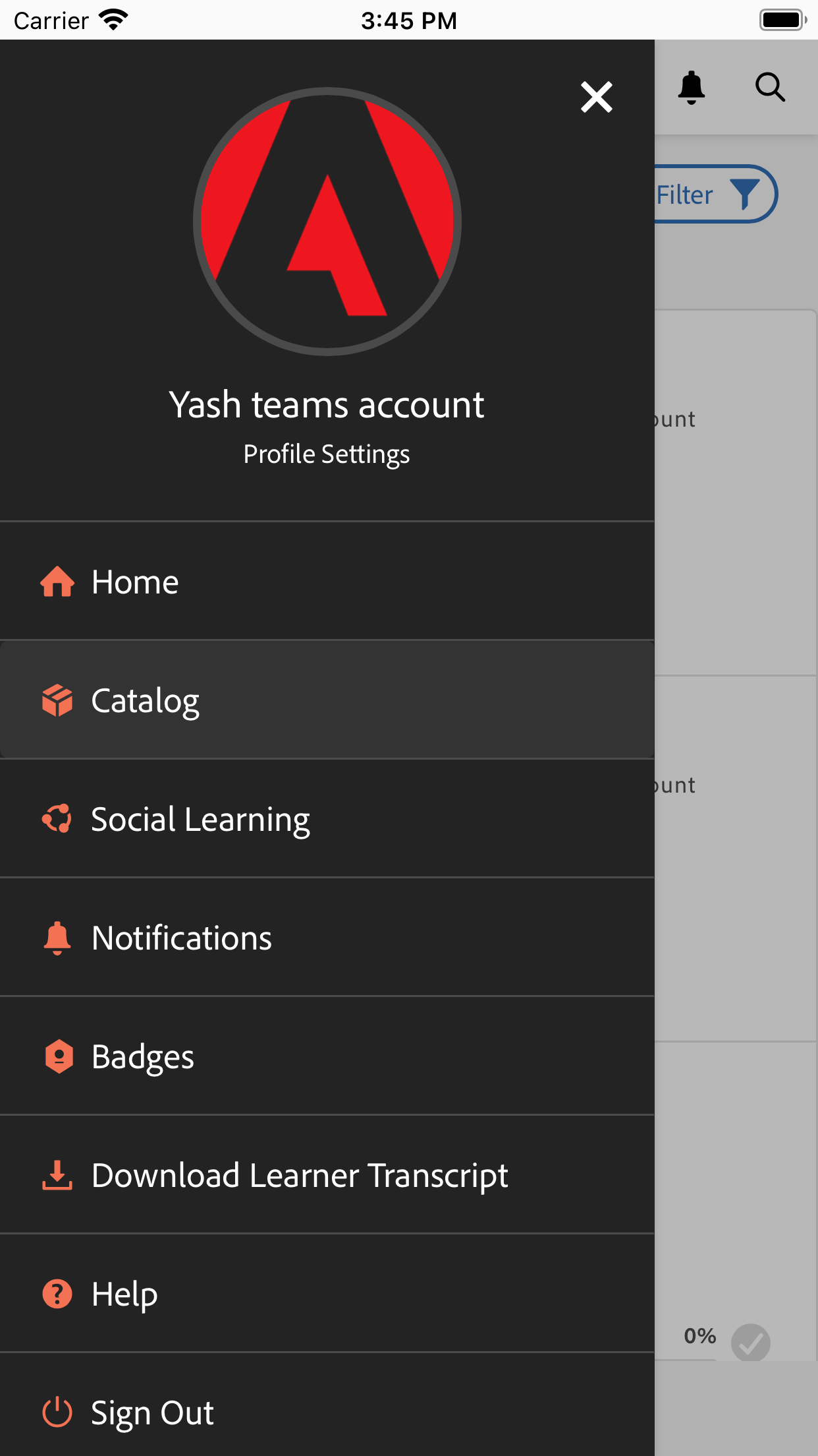 اسکرین شات 3 برنامه Adobe Learning Manager