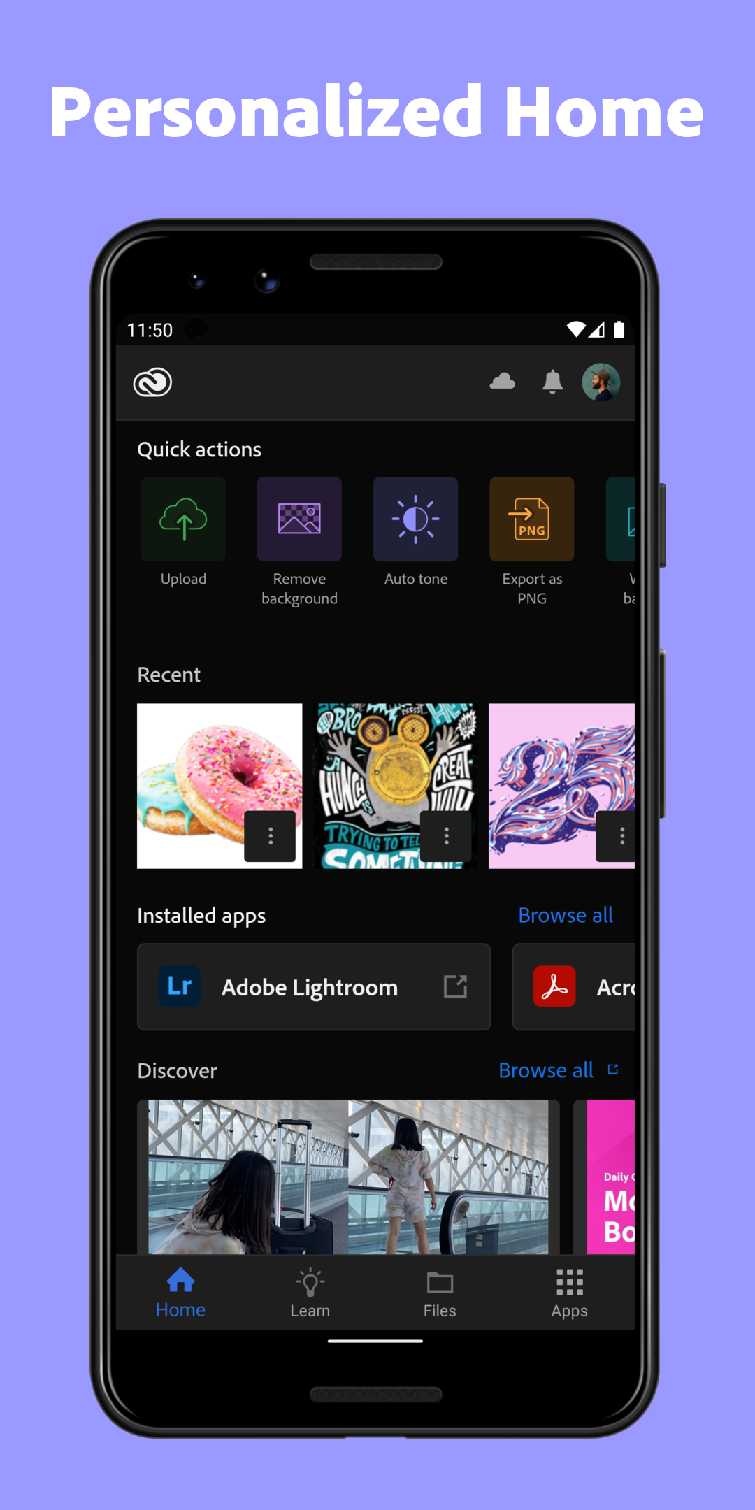 اسکرین شات 4 برنامه Adobe Creative Cloud
