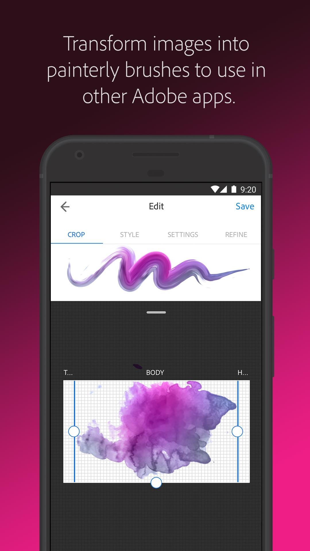 اسکرین شات 7 برنامه Adobe Capture: Illustrator,Ps