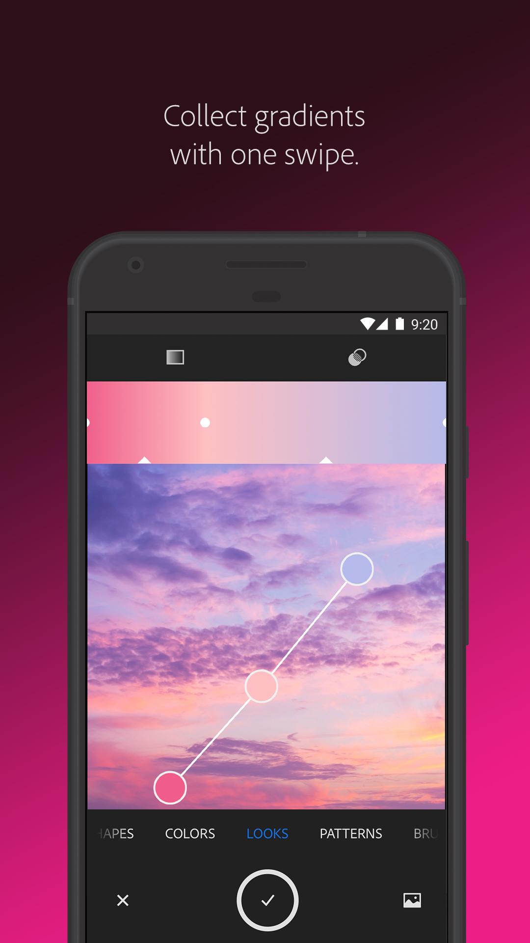 اسکرین شات 1 برنامه Adobe Capture: Illustrator,Ps