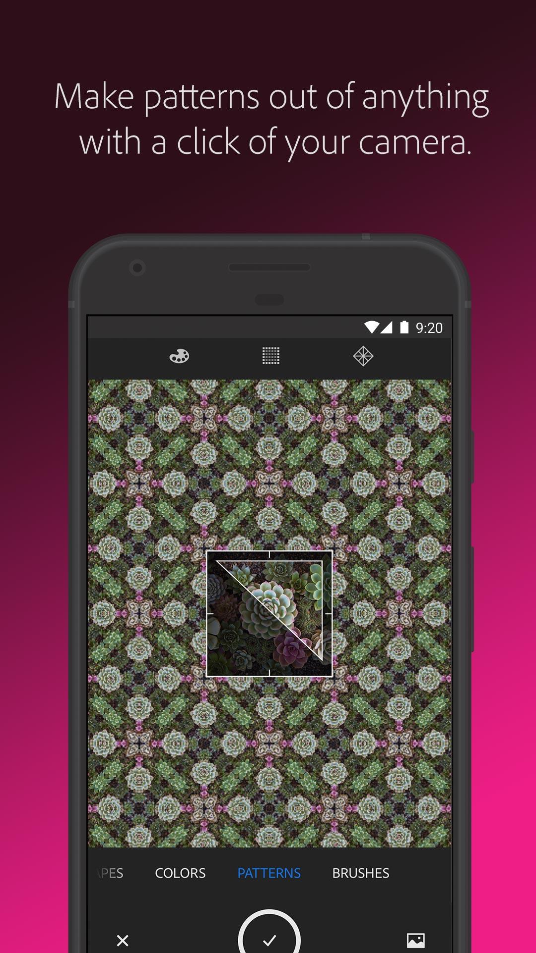 اسکرین شات 5 برنامه Adobe Capture: Illustrator,Ps
